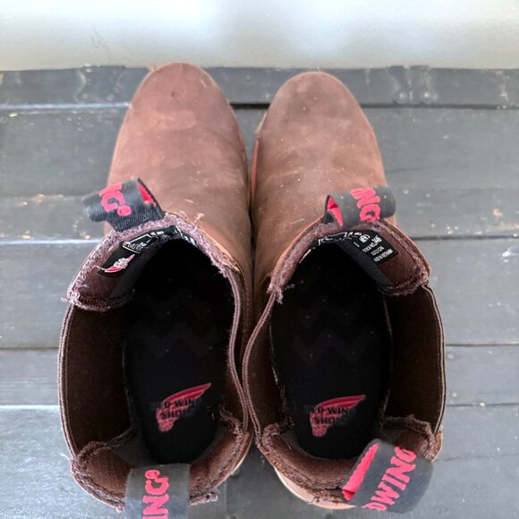 Red Wing Traction Tred Lite Chelsea Boots Men’s 11 Safety Toe Work Boots - Picture 7 of 16